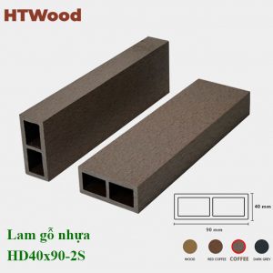 Lam gỗ nhựa HD40x90 Coffee hình 2
