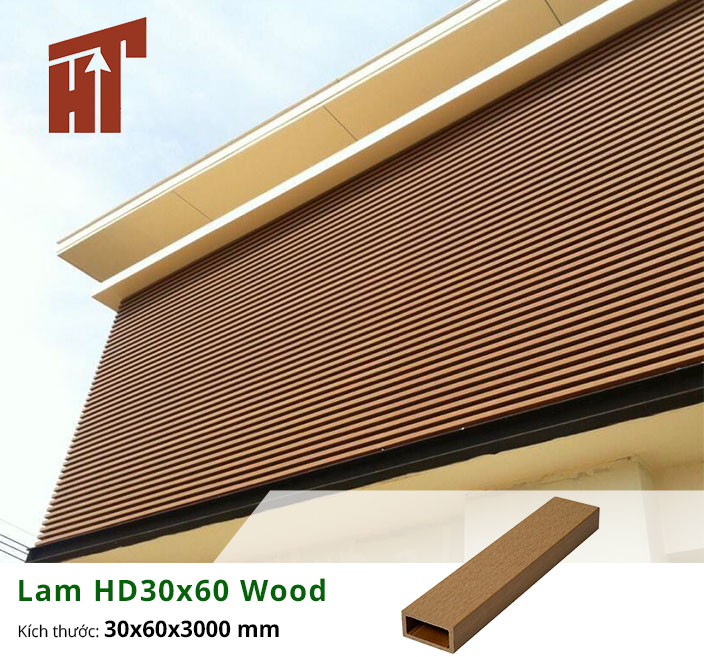 Lam che nắng ban công HD30x60 Wood hình 2