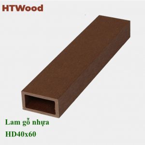 Lam gỗ nhựa HD40x60 red coffee