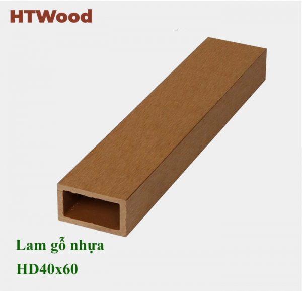 Lam gỗ nhựa HD40x60 Wood