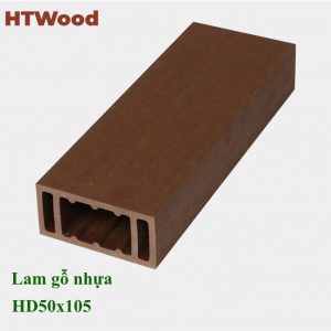Lam gỗ nhựa HD50x105 red coffee