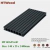Sàn gỗ nhựa HD140x25-6R Dark Grey